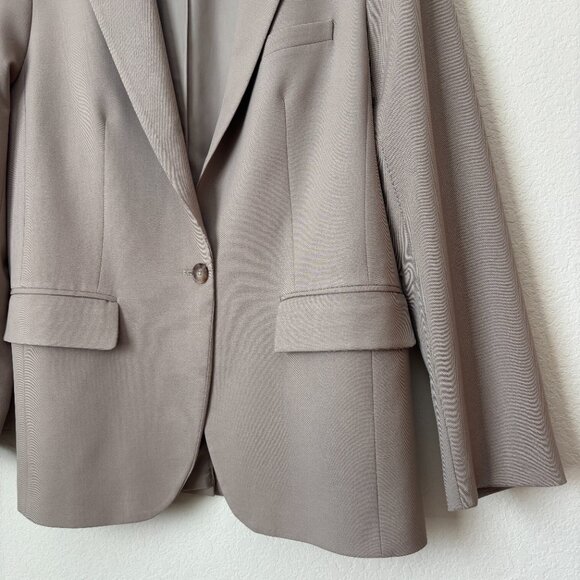 Aritzia Babaton Wool Blend Agency Blazer in Taupe - Picture 5 of 11